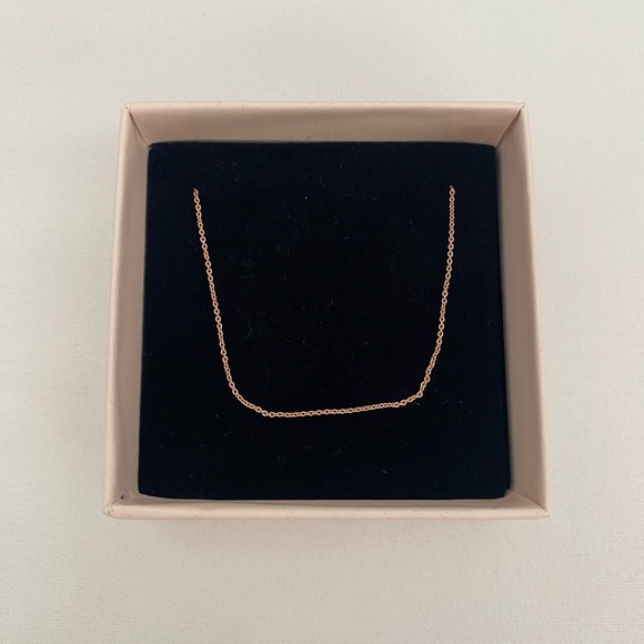 Stone and Strand Rose Gold Anklet - Picture 6 of 7